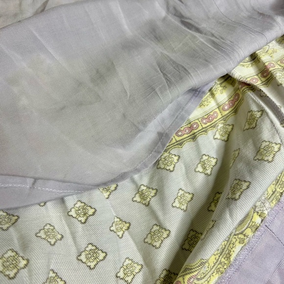 Anthropologie Womens Maeve Echarpe Medallion Scarf Print Lined Pleater Skirt 18W - Picture 5 of 9